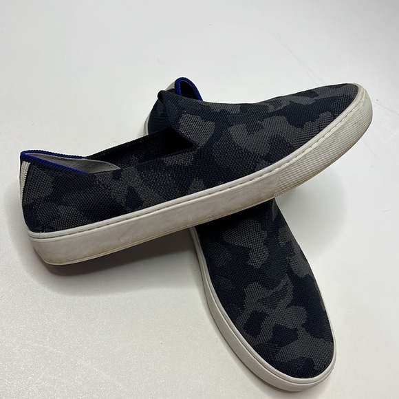 Rothy’s Grey Camo Slip on Washable Sneakers - Picture 2 of 5